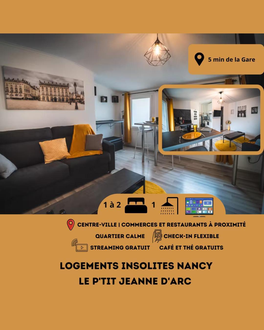 Le P'Tit Jeanne D'Arc Logements Insolites ナンシー エクステリア 写真